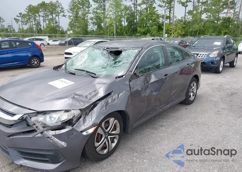 2017 Honda Civic Lx from USA, damaged, VIN 19XFC2F51HE023645